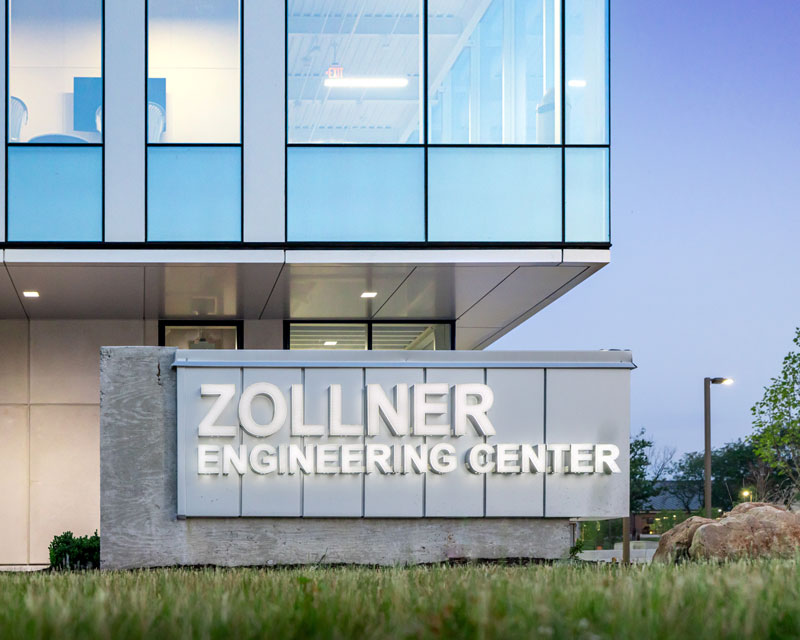 Zollner Engineering Center sign