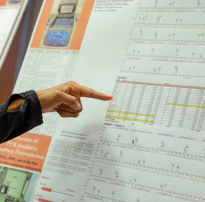 Student Presenting a Poster